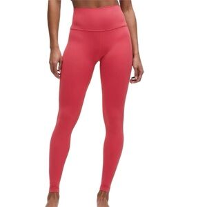 Lululemon Athletica Vibrant Pink High-Waisted Leggings size 2